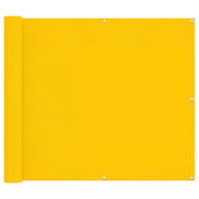 Schermo da balcone | Paravento da Balcone Giallo 100 x 800 cm Tessuto Oxford