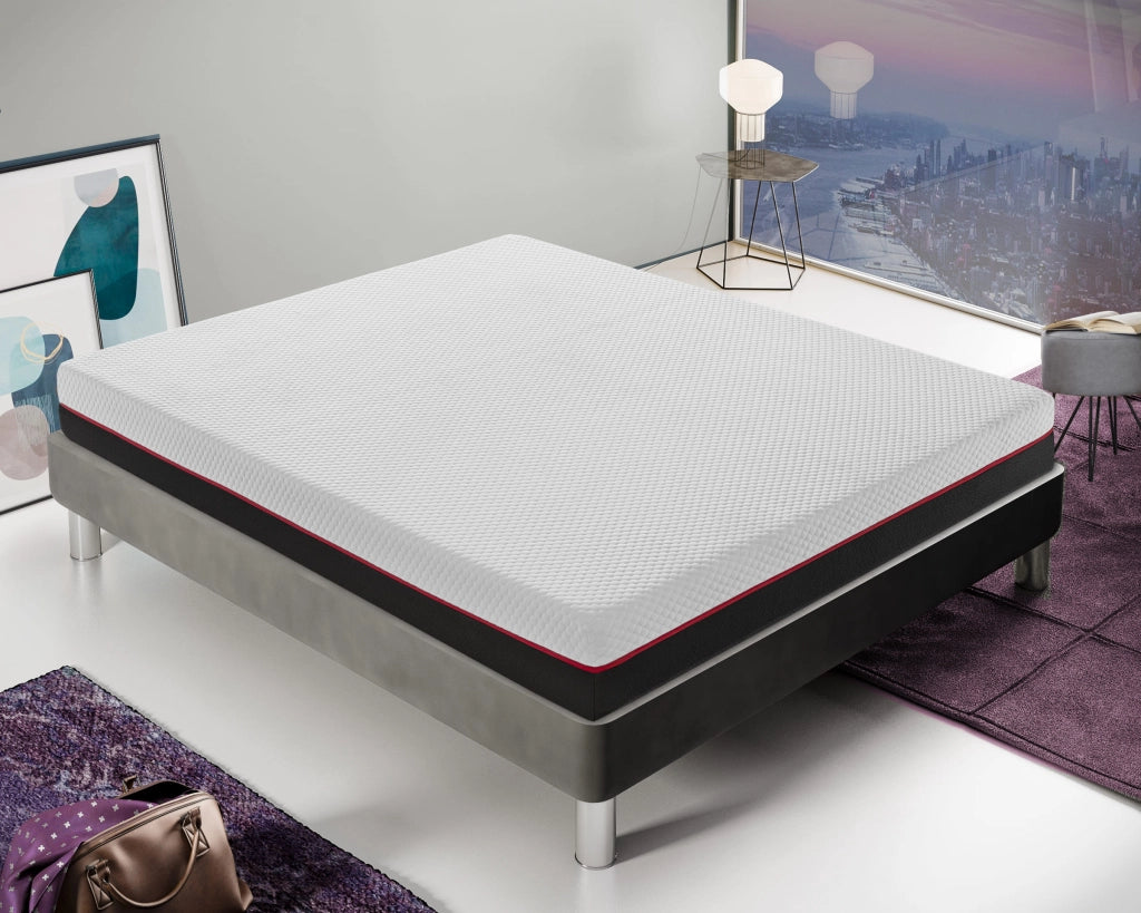 Materasso Matrimoniale 180x200 in Memory Foam Alto 20 cm  2 strati, sfoderabile