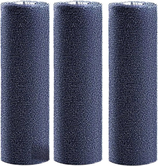Mat per gatti - autoadesivo - 3 pezzi - grigio scuro - 40 x 210 cm