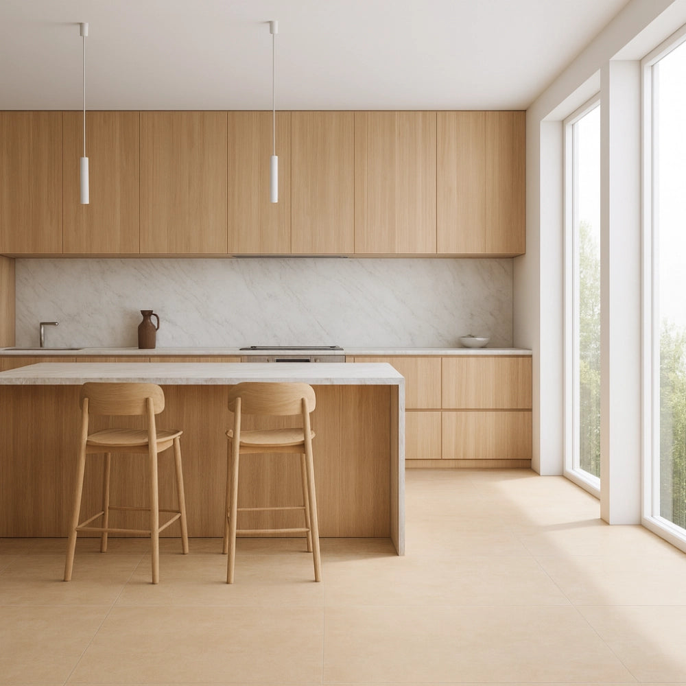 Piastrella gres porcellanato rettificata sabbia naturale 60x120 cm 0,72m²