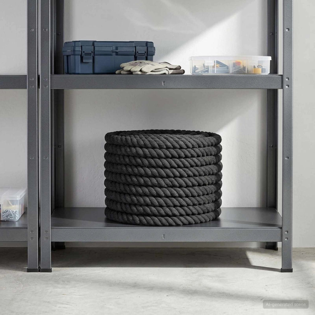 Corda di Cotone 20 mm 25 m Nero 100% Cotone 42011824