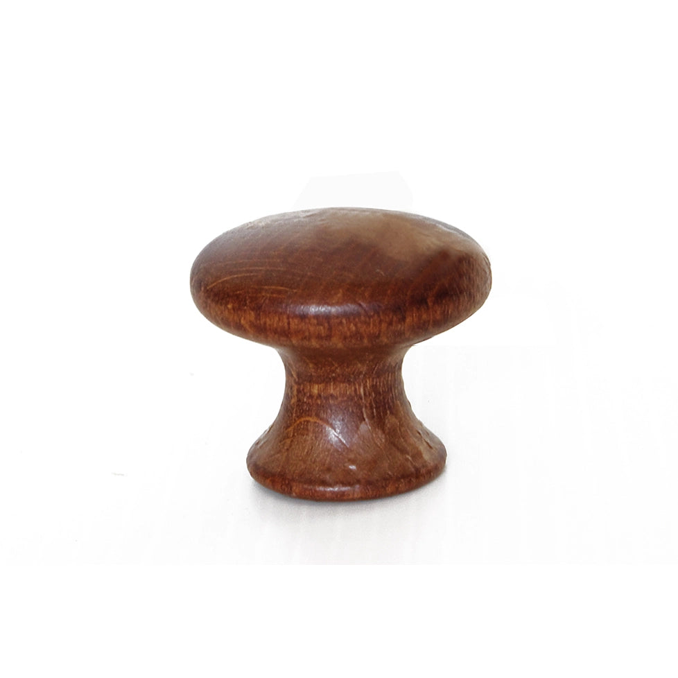 Pomolo in legno - Ã˜ 31 mm. - noce scuro