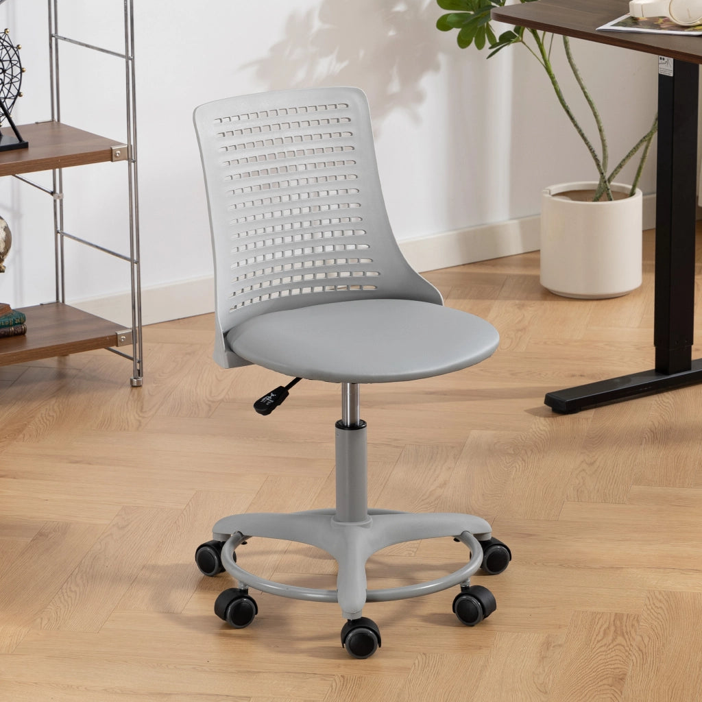 Sedia da Ufficio Girevole con Schienale ¨C Zephmum ¨C Grigio