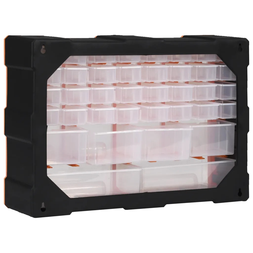 Mobile Contenitore con 38 Cassetti 52x16x37,5 cm 147577