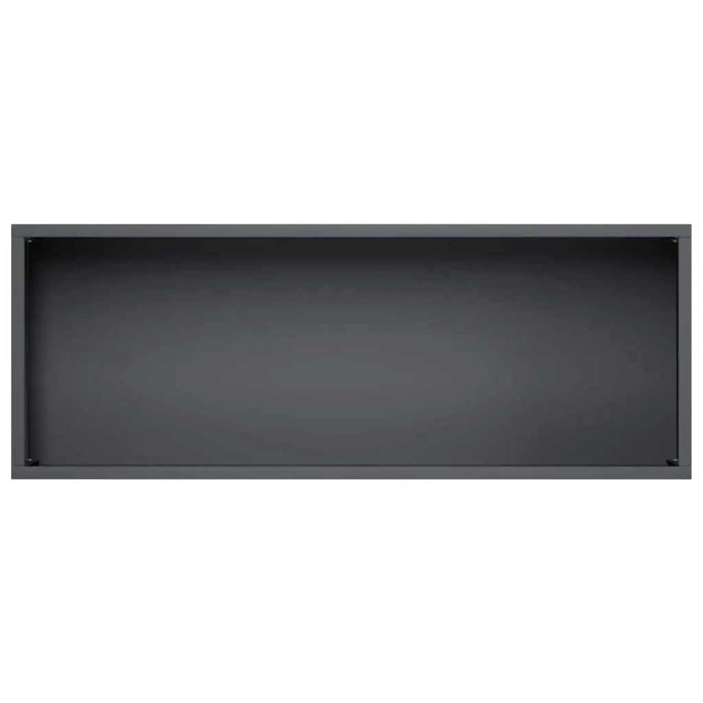 Vaso da giardino 2 pz Nero 80 x 20 x 49 cm 8005821