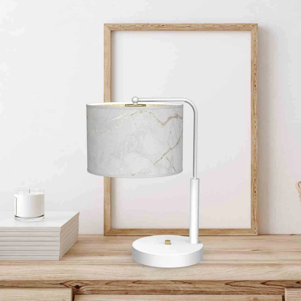 Lampada da tavolo Milagro Senso MLP7310 bianco oro