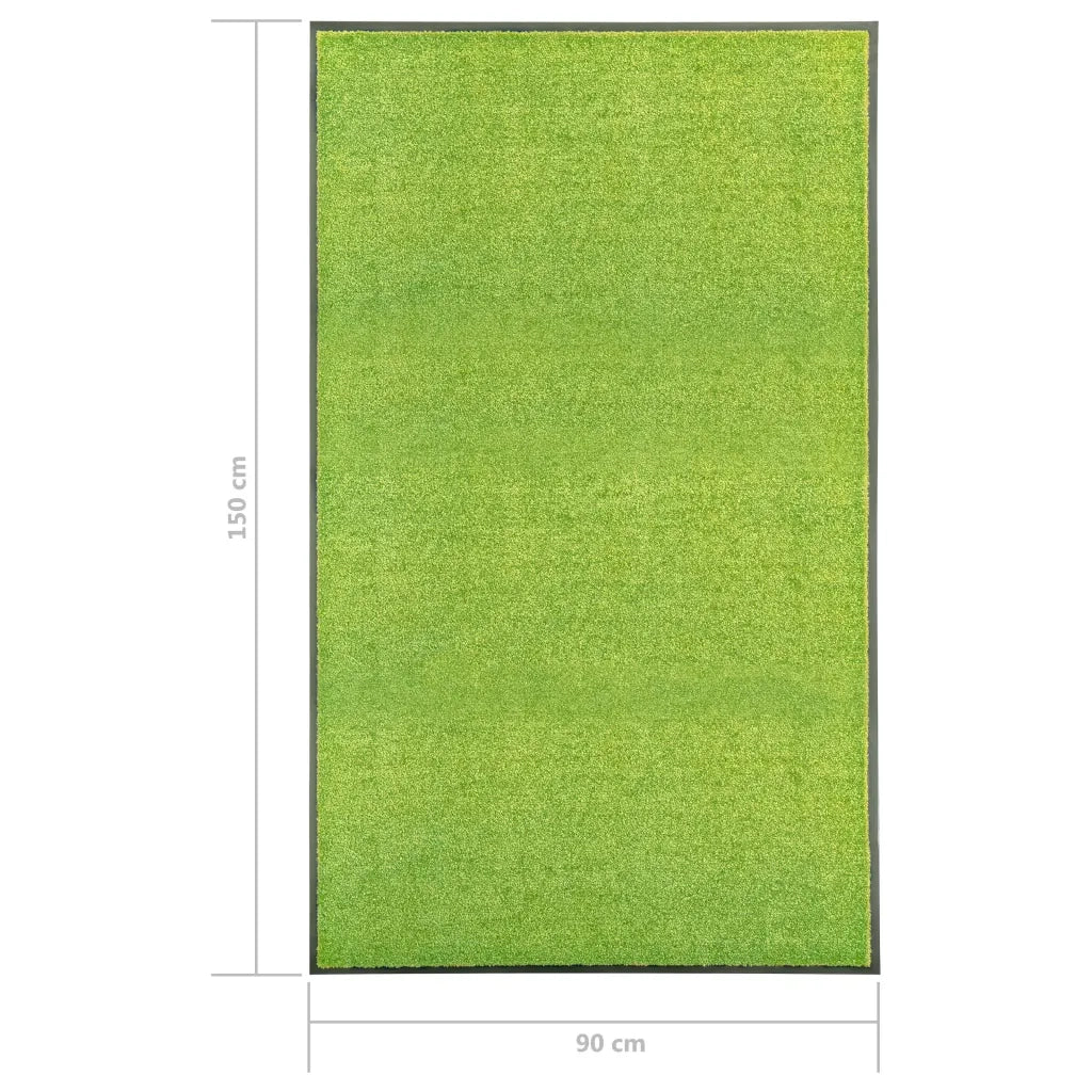Zerbino | Tappetino Lavabile Verde 90x150 cm