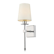 Applique Casoli cromata paralume ecru 1xE14 Light Prestige