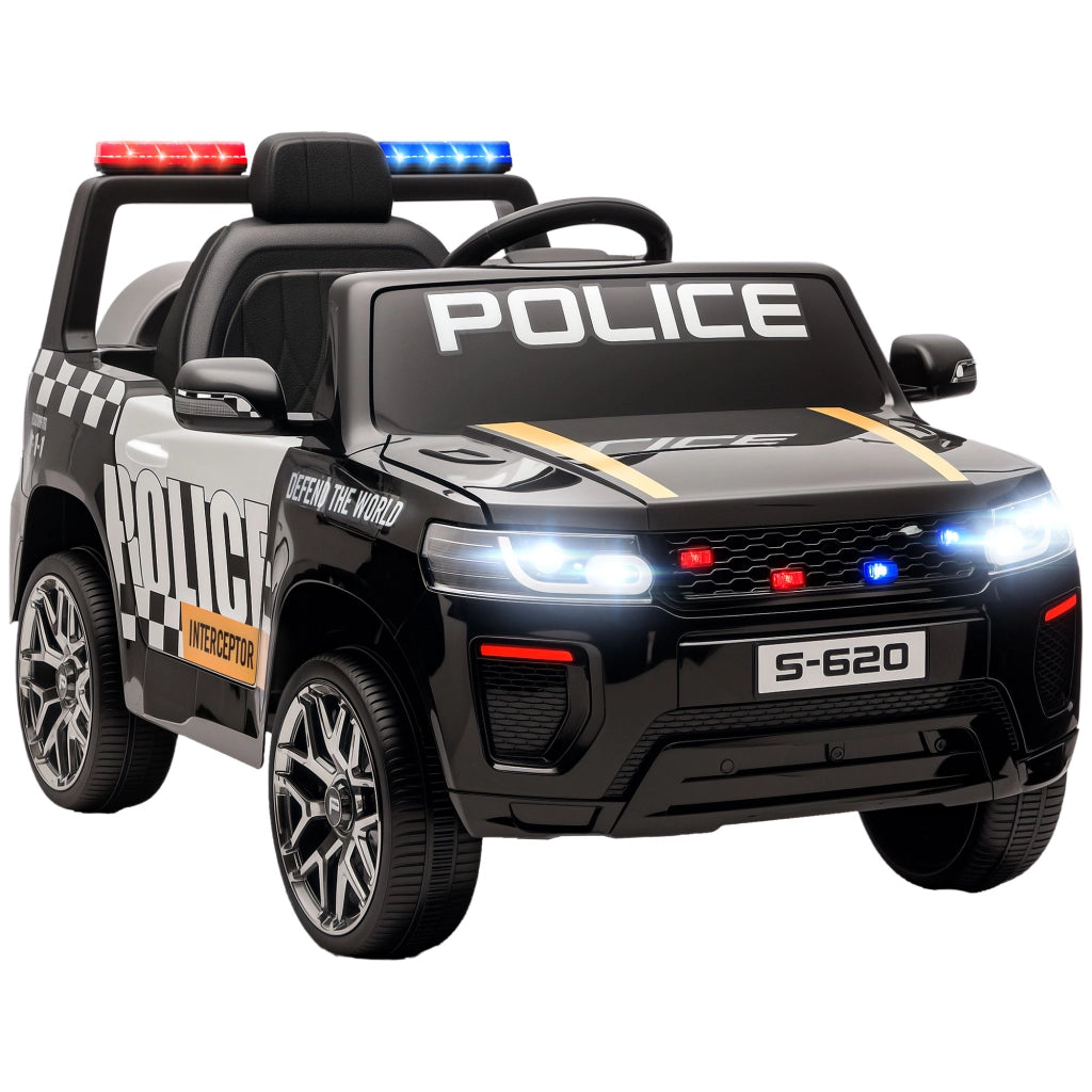Auto Polizia Bambini Telecomando ¨C Minimal ¨C Nero