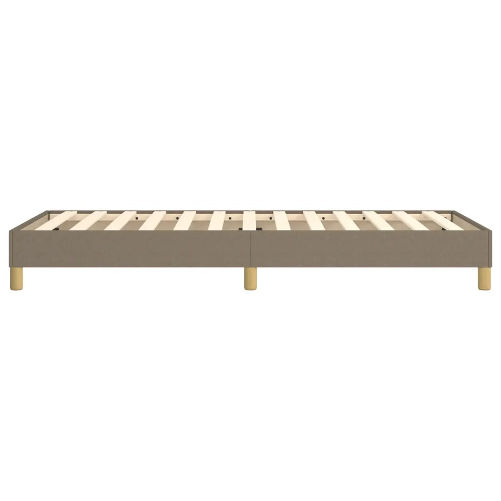 Struttura Letto a Rete a Molle Tortora 90x190 cm Tessuto 3120578