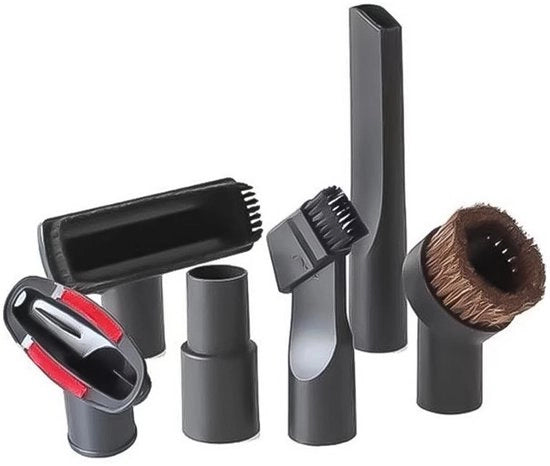 Accessori per aspirapolvere 6 pezzi - Testine per aspirapolvere - Adatti a 32mm - Leggeri - di alta qualità PP - Ideali per capelli di animali - Testine per aspirapolvere