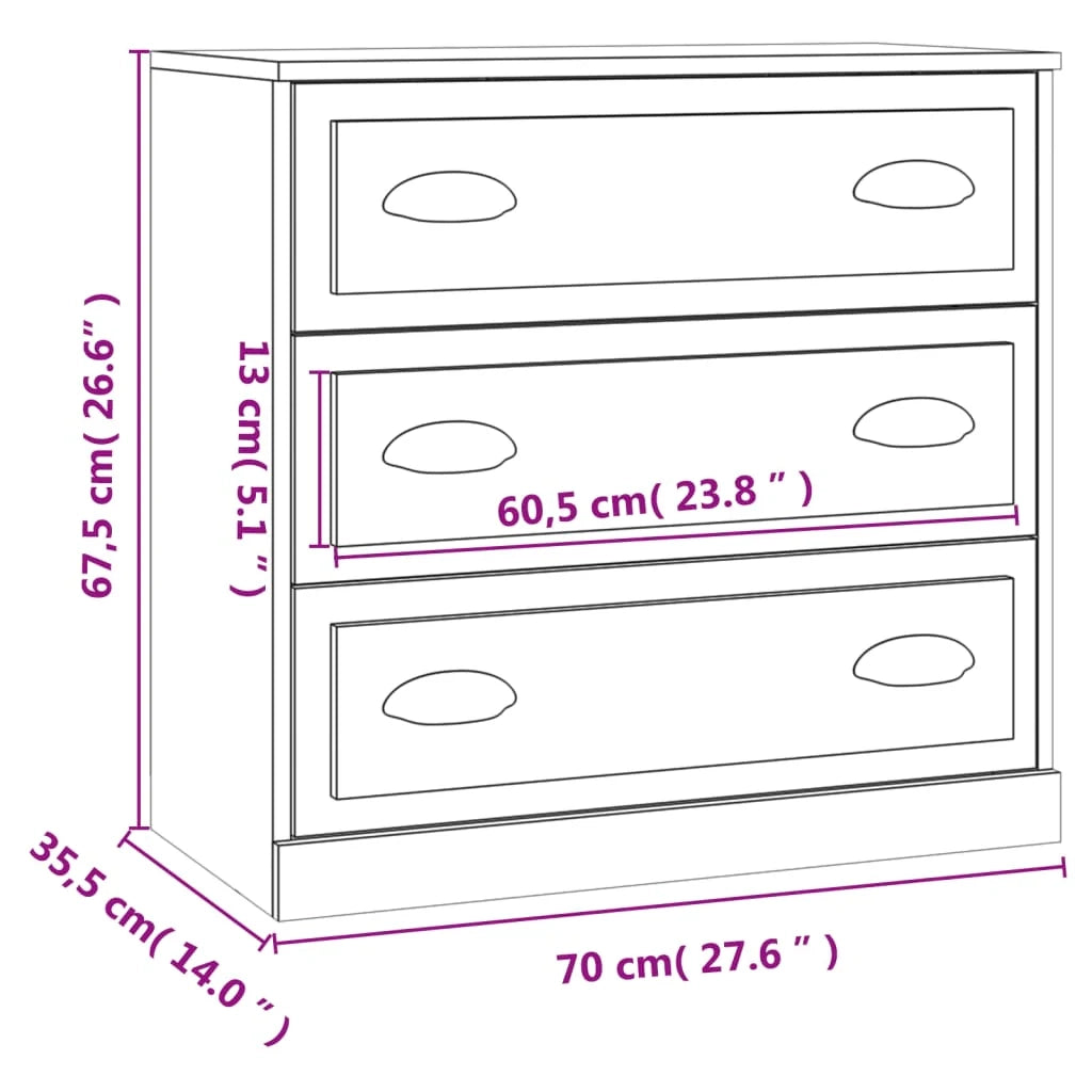 Buffet credenza cassettiera armadio mobile contenitore organizer per cucina soggiorno salotti set da 2 legno ingegnerizzato grigio 02_0036880