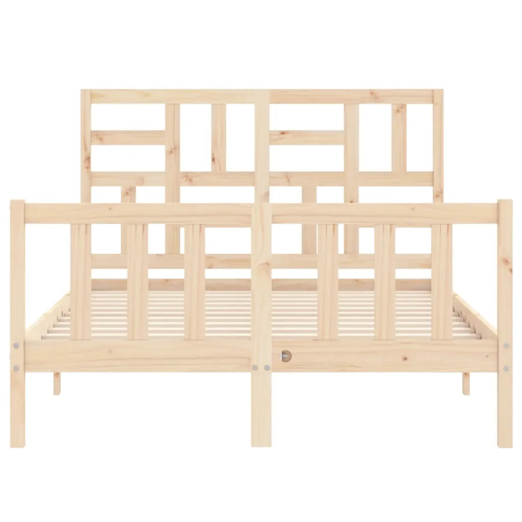 Giroletto senza Materasso-Struttura Letto 140x200 cm in Legno Massello di Pino 291711