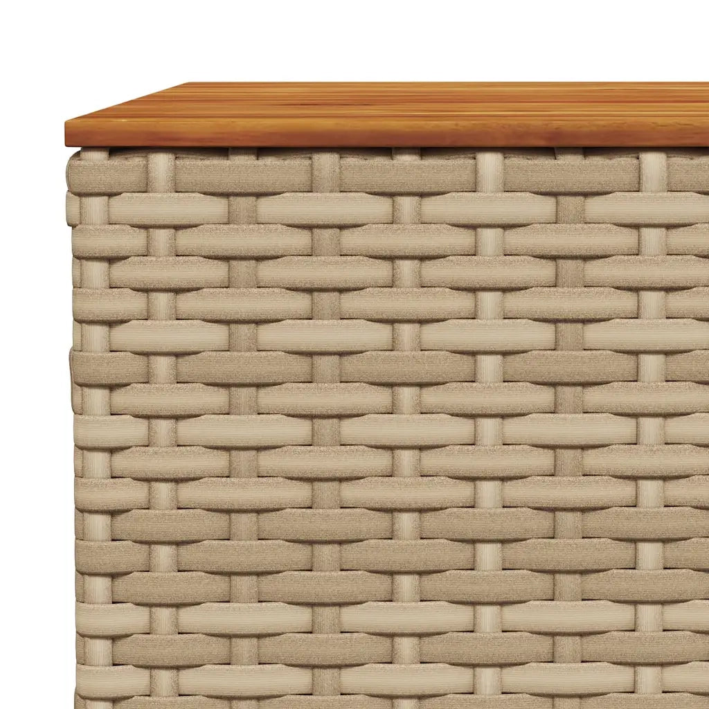 Set Divani da Giardino 11 pz con Cuscini Beige in Polyrattan 3262027