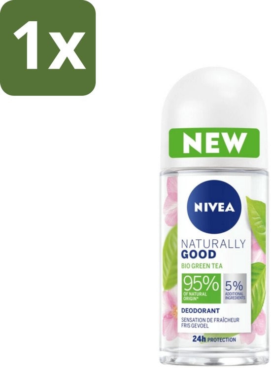 Deodorante a rullo - Tè Naturale Verde - Senza Odore - 24 Ore di Protezione - 50 ml - 1 pezzo