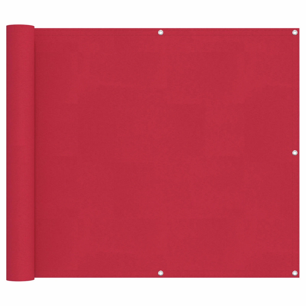 Schermo da balcone-Pannello per balcone Borgogna 100 x 300 cm Tessuto Oxford
