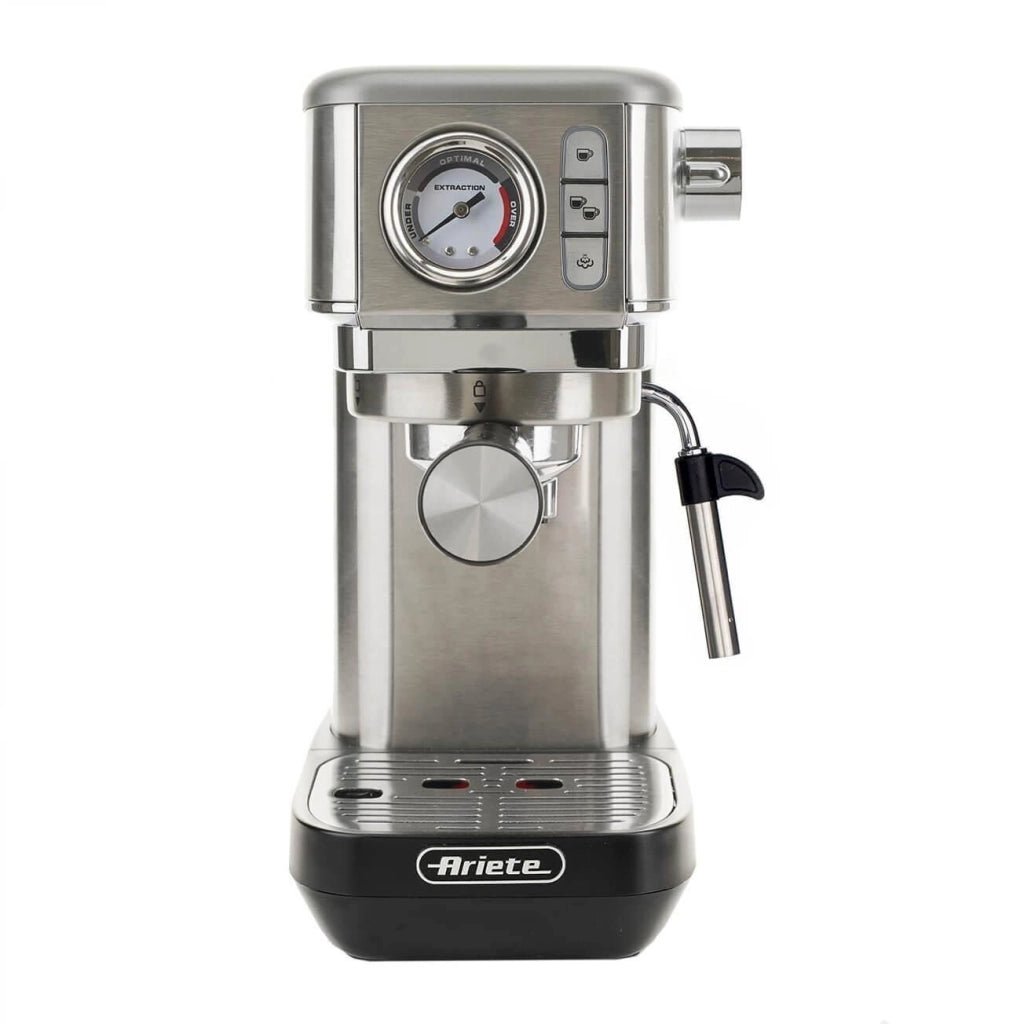 Ariete 00M138110AR0 1381 Macchina da caffe' Espresso Slim 1,1 L 15 bar 1300 W Manometro Cappuccino colore Silver