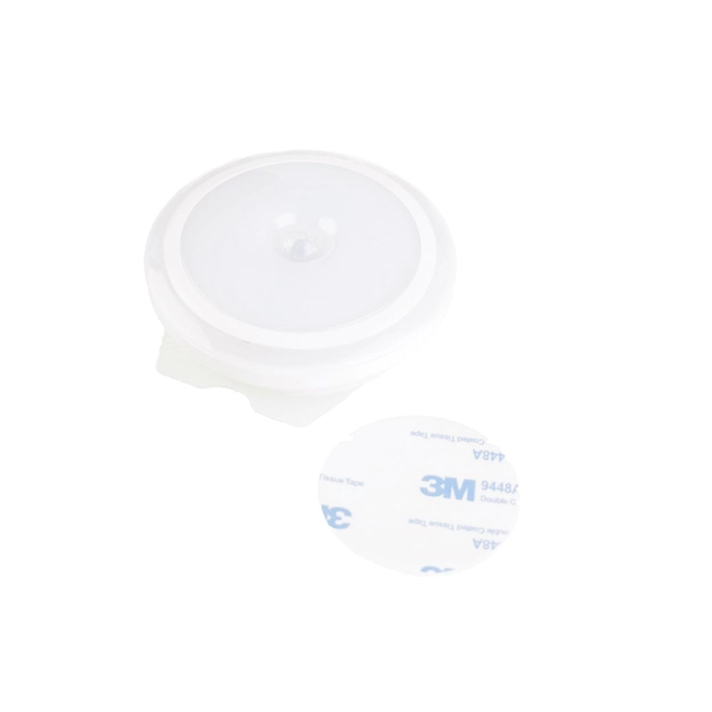 Luce LED rotonda 0,5W con sensore, 3xAAA bianca Eko-Light