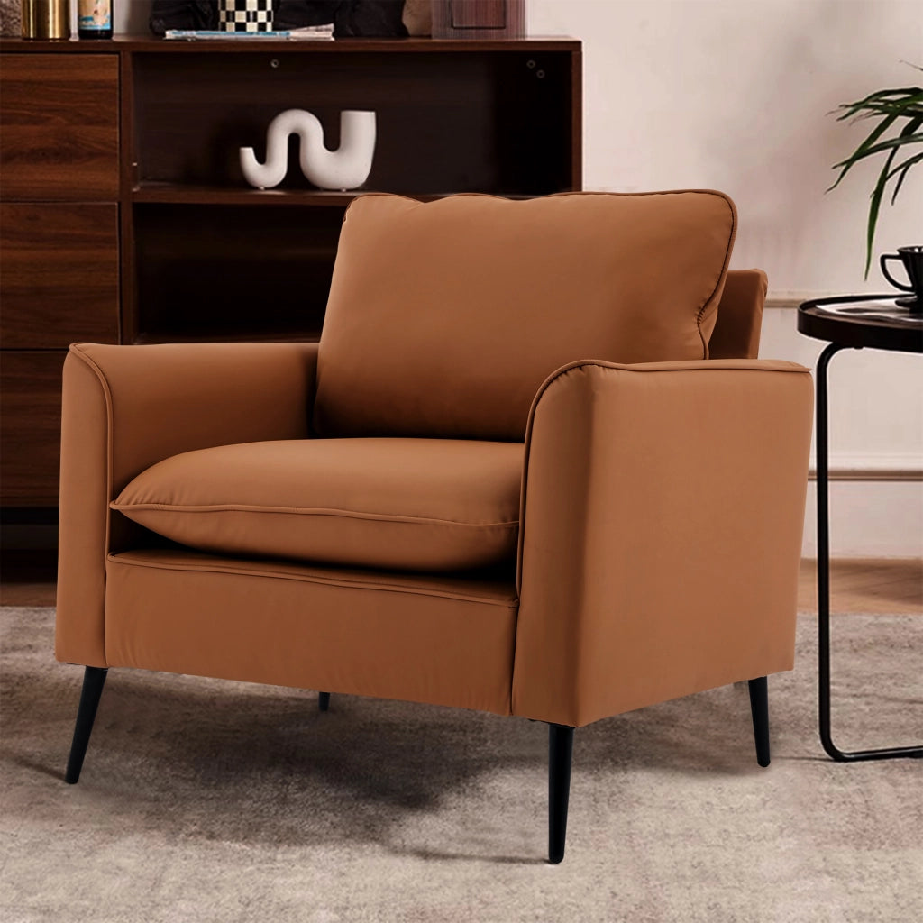 Poltrona Lounge ¨C MINIMAL ¨C Similpelle, Nordico Retr¨°, 1 Posto