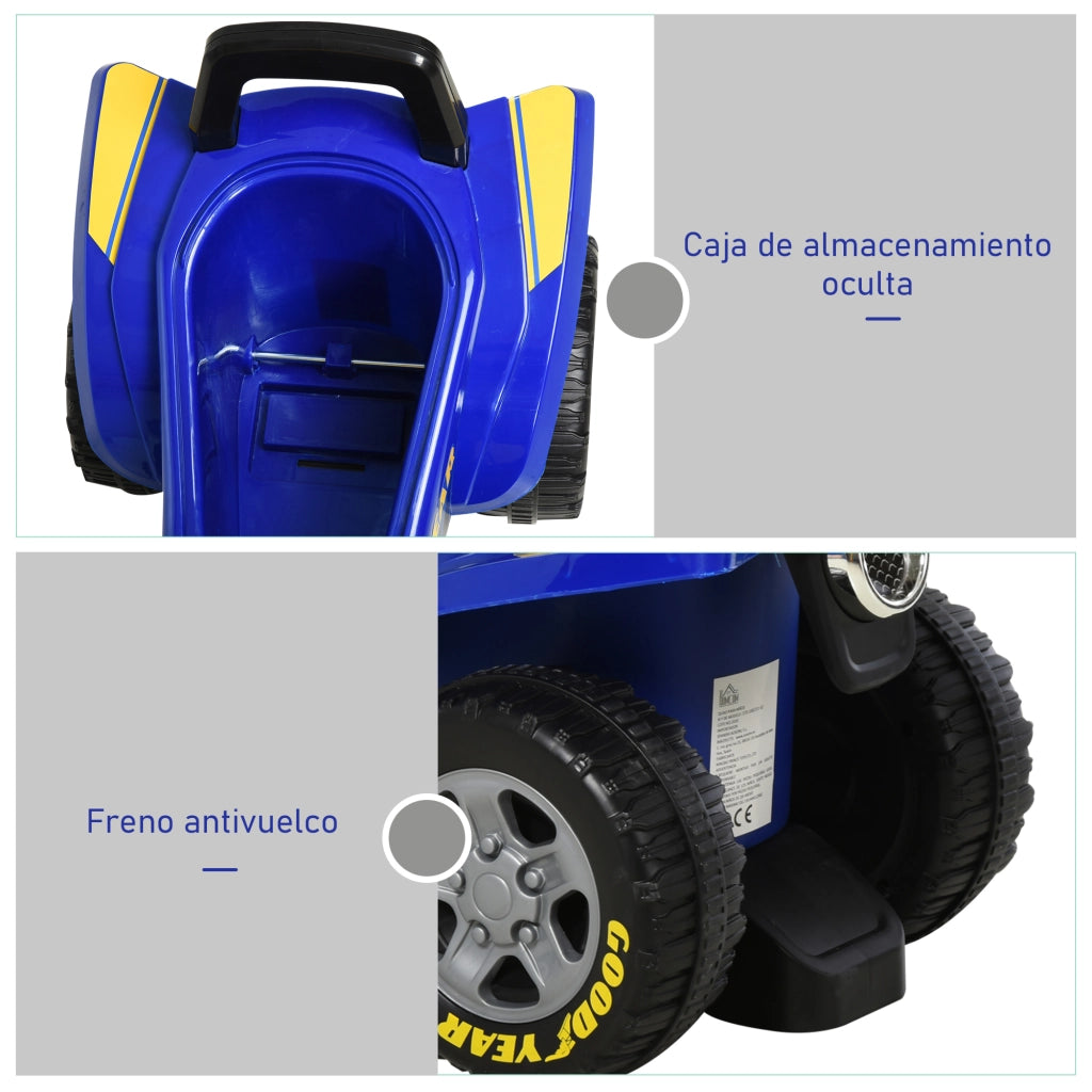 Quad Correpasillos per Bambini ¨C Minimal ¨C 60x31x42 cm Blu