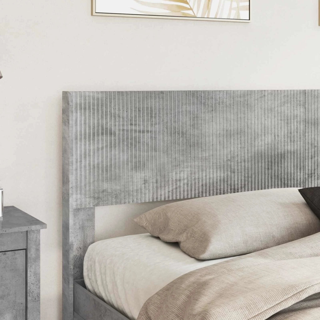 Struttura del letto con stoccaggio e testata Grigio Cemento 3414182