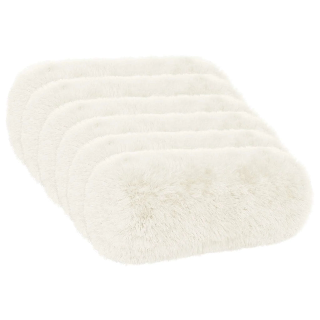 Federa 6 pcs HEERLEN Bianco Ø 15 x 40 cm Fleece PV 923392