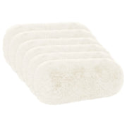Federa 6 pcs HEERLEN Bianco Ø 15 x 40 cm Fleece PV 923392