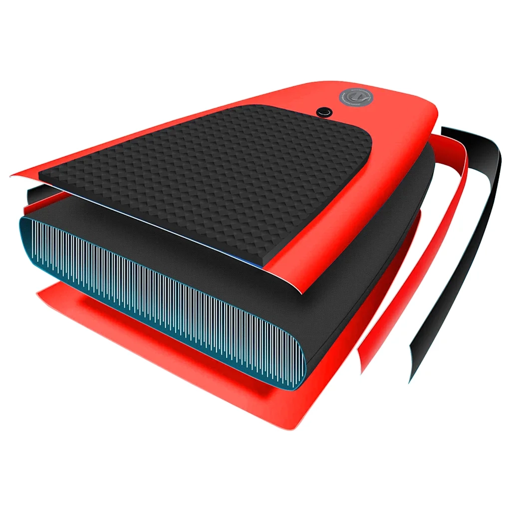 Set Tavola da SUP Gonfiabile Rosso 360x81x10 cm 93390