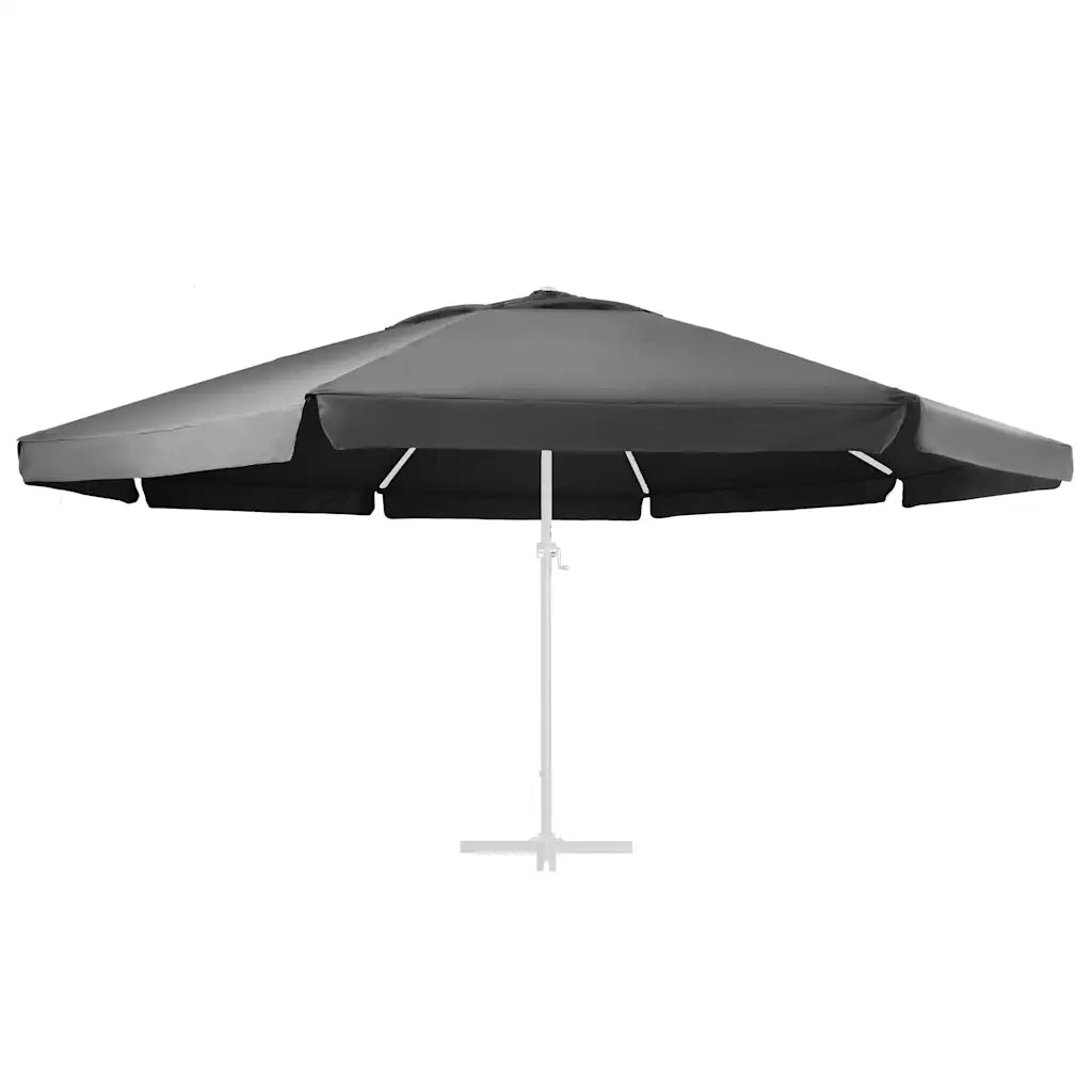 Telo di Ricambio per Ombrellone Antracite 610 cm 312548