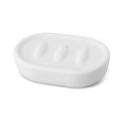 Porta sapone bagno bianco in ceramica antibatterica Sidney