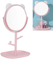 Specchiera per trucco con cassetto di stoccaggio - Rettifica specchio