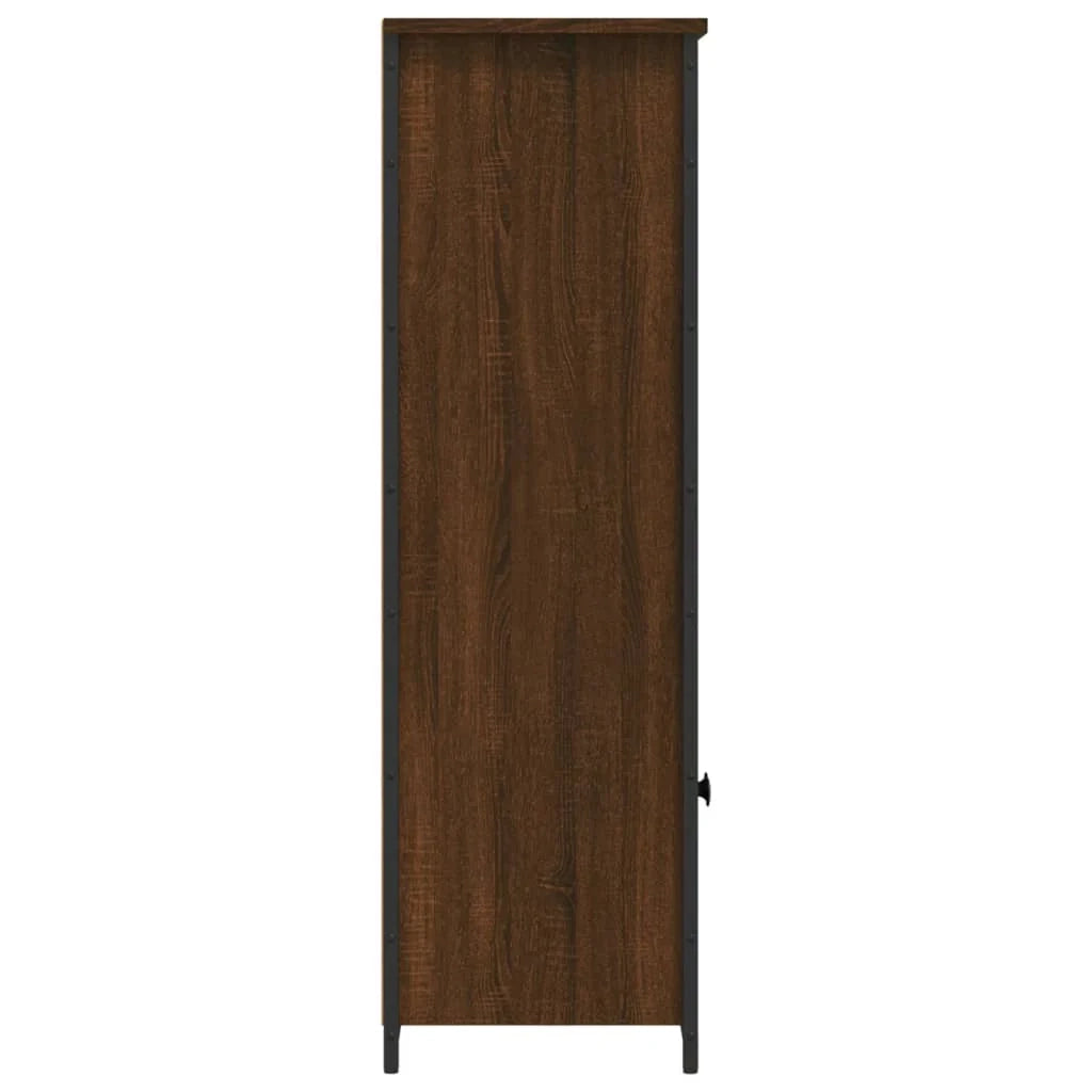 Buffet credenza cassettiera mobiletto mobile contenitore organizer cucina soggiorno salotto alto 62 x 32 x 103,5 cm legno ingegnerizzato marrone 02_0033738