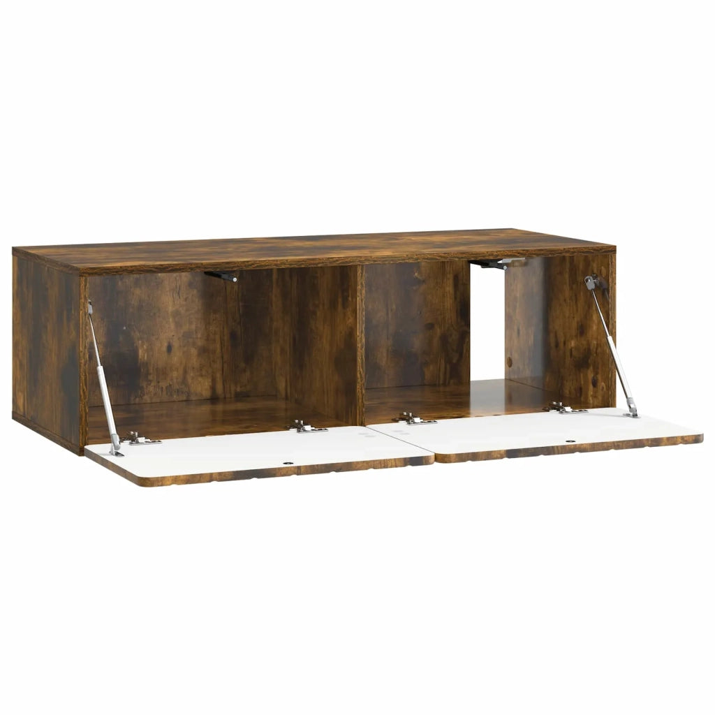Mobile TV da Muro | Armadietto TV | Mobile Porta TV Rovere Fumo 98 x 41 x 30 cm