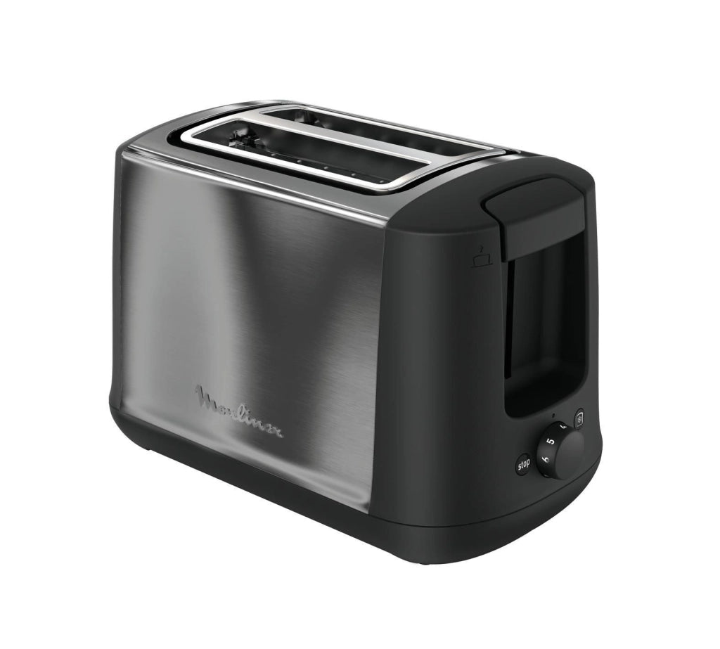 Moulinex LT3408K Subito 4 Tostapane 2 fette 850W 7 livelli doratura scongelamento riscaldamento colore Inox