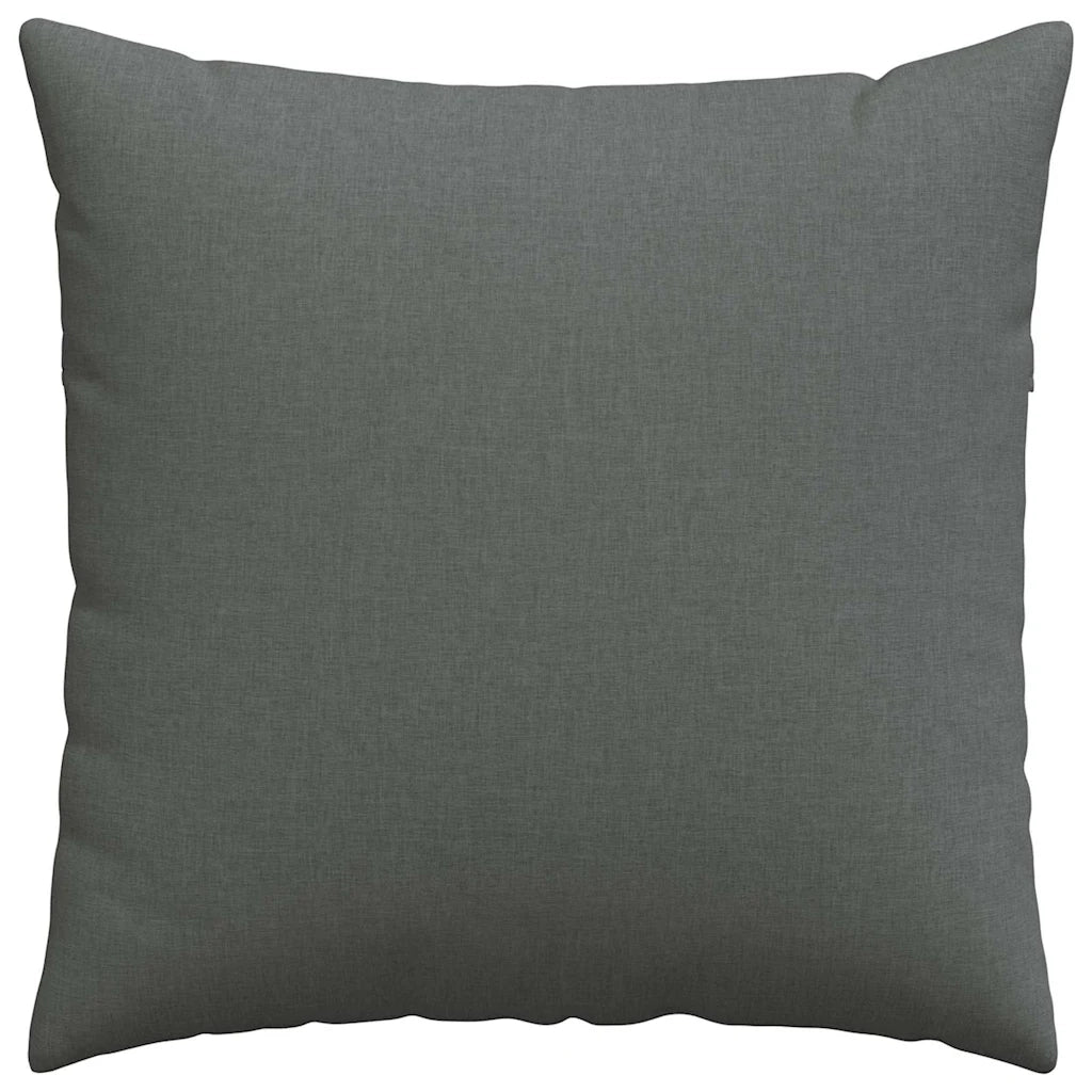 Cuscini da Divano 2 pcs Grigio scuro 80 x 80 cm Tessuto 42014041