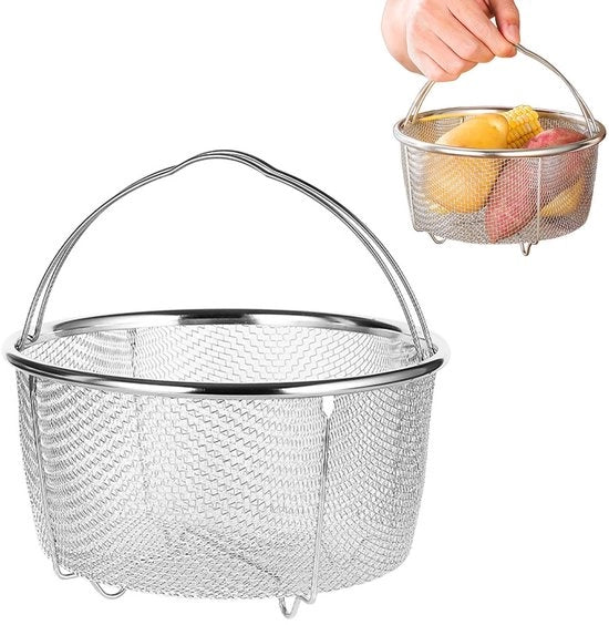 Stomizzatore a Mesh 20CM - Acciaio Inossidabile - Funzione Filtro Olio - Sicuro per Alimenti - Progettato per la Durata - Stomizzatore a Mesh