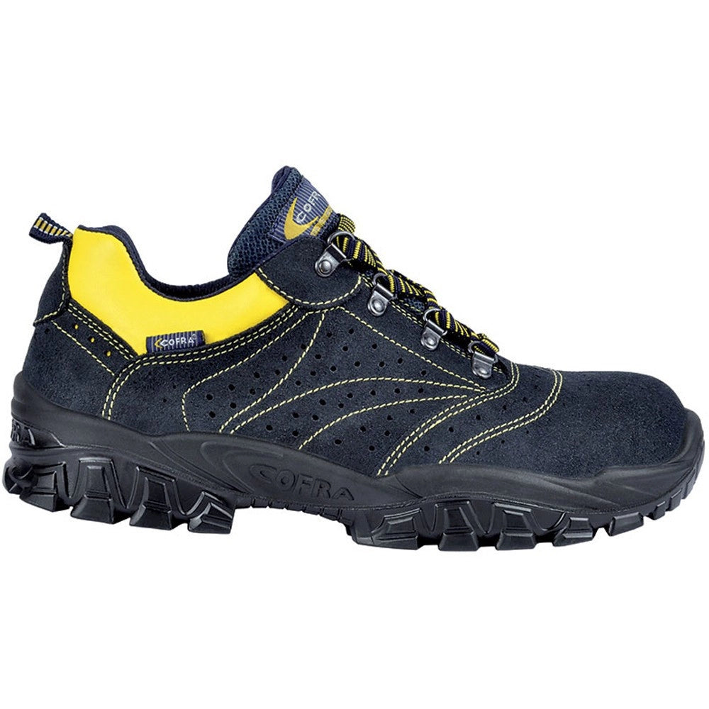 Trade Shop - Scarpa Arno Bassa Crosta Scamosciata Cofra Da Lavoro Antinfortunistica -    45
