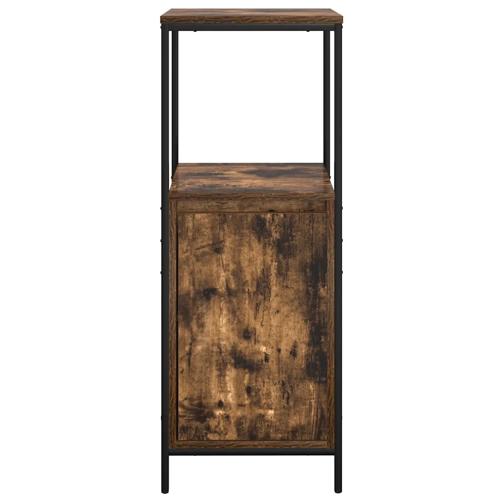 Mobile da Bagno con Ripiani Rovere Fumo 36x35x95 cm 861914