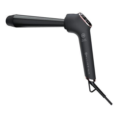 BELLISSIMA 11856 Glam Waves Ferro Arricciacapelli 5 Temperature Regolabili Display Ceramica Diamond and Cheratina Riscaldamento Rapido Puntale Antiscottatura colore Nero e Rose Gold