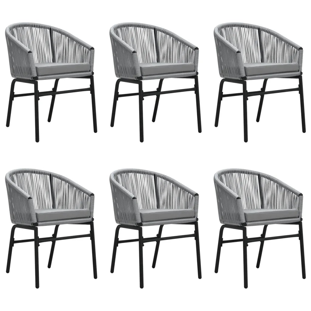 Set Mobili da Pranzo da Giardino 7 pz Antracite 3099237