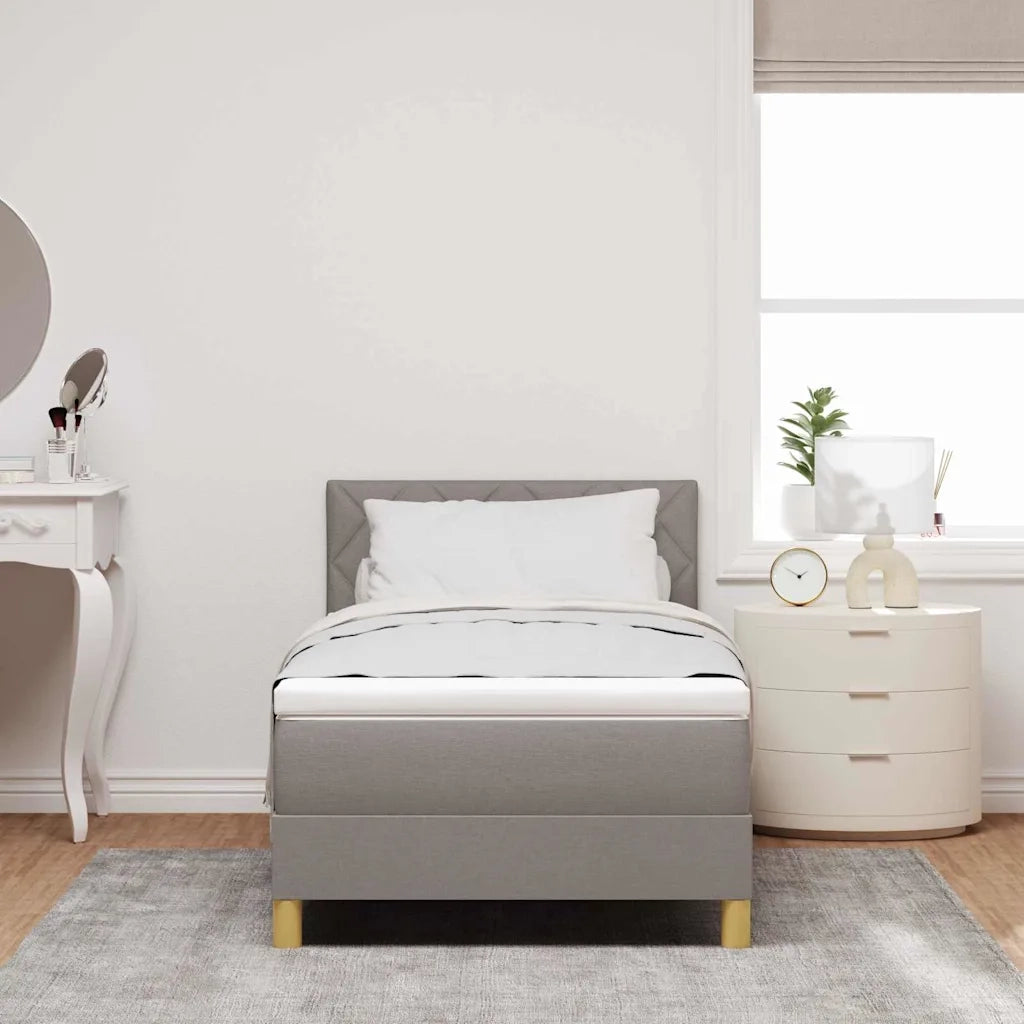 Letto a molle con cuscino Talpa 100 x 200 cm Tessuto 3338976