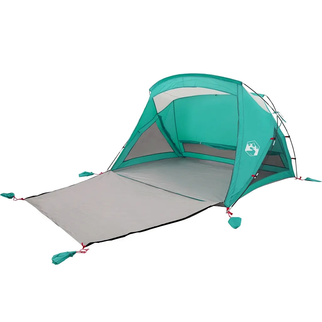 Tenda da Spiaggia 2 Persone Verde Mare Impermeabile 4009579
