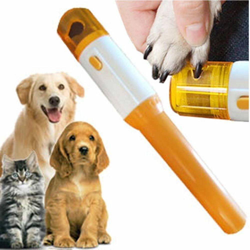 Trade Shop - Pet Pedicure Lima Elettrica Cordless Per Unghie Pulizia Cane E Gatto Unghia -