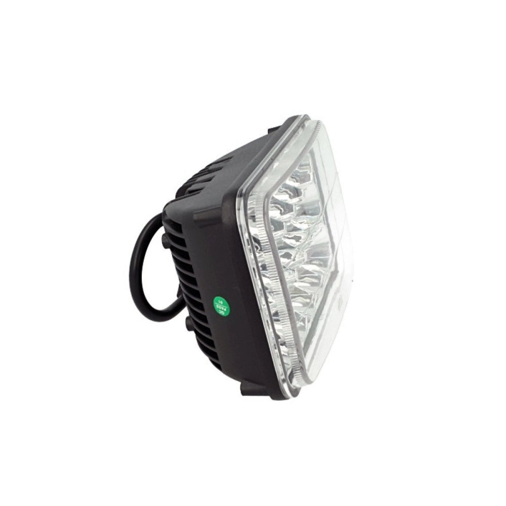 Trade Shop - Faro Supplementare H4 Auto Fuoristrada 15 Led Abbagliante Anabbagliante Ip67 -