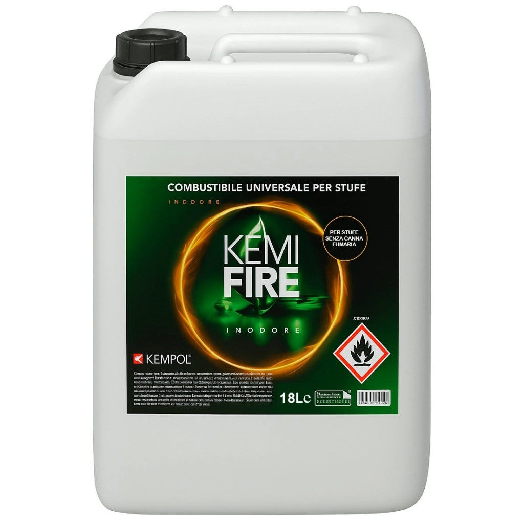 COMBUSTIBILE LIQUIDO KEMIFIRE 18L PER STUFE.