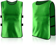 Set di vesti di allenamento 12 pezzi - Maglie da calcio/scrimmage - Magliette per allenamento per squadre - Magliette sportive per basket/pallavolo - Dimensioni 32x23x10 cm - Adatti per bambini/ragazzi/adulti - Magliette sportive