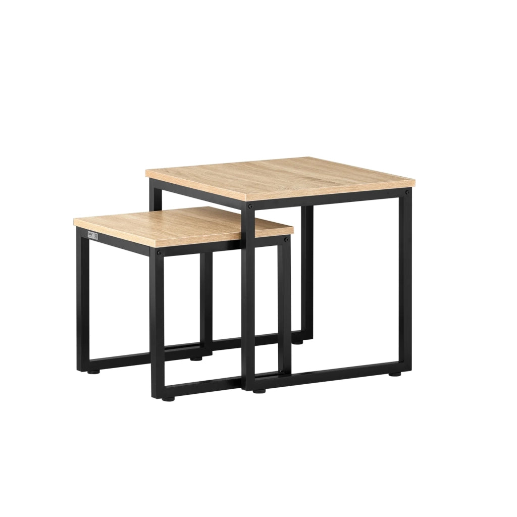 Set tavolini Soggiorno Tavolinetto da Salotto L50*P50*A50cm,Legno FBT42-N