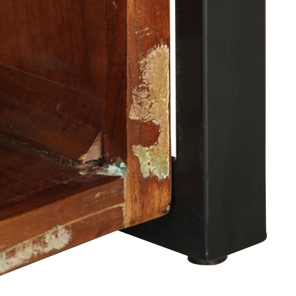 Tavolino salotto | Tavolino da caff¨¨ | Tavolino da Soggiorno Multicolore 90x50x36cm Legno Massello Recupero