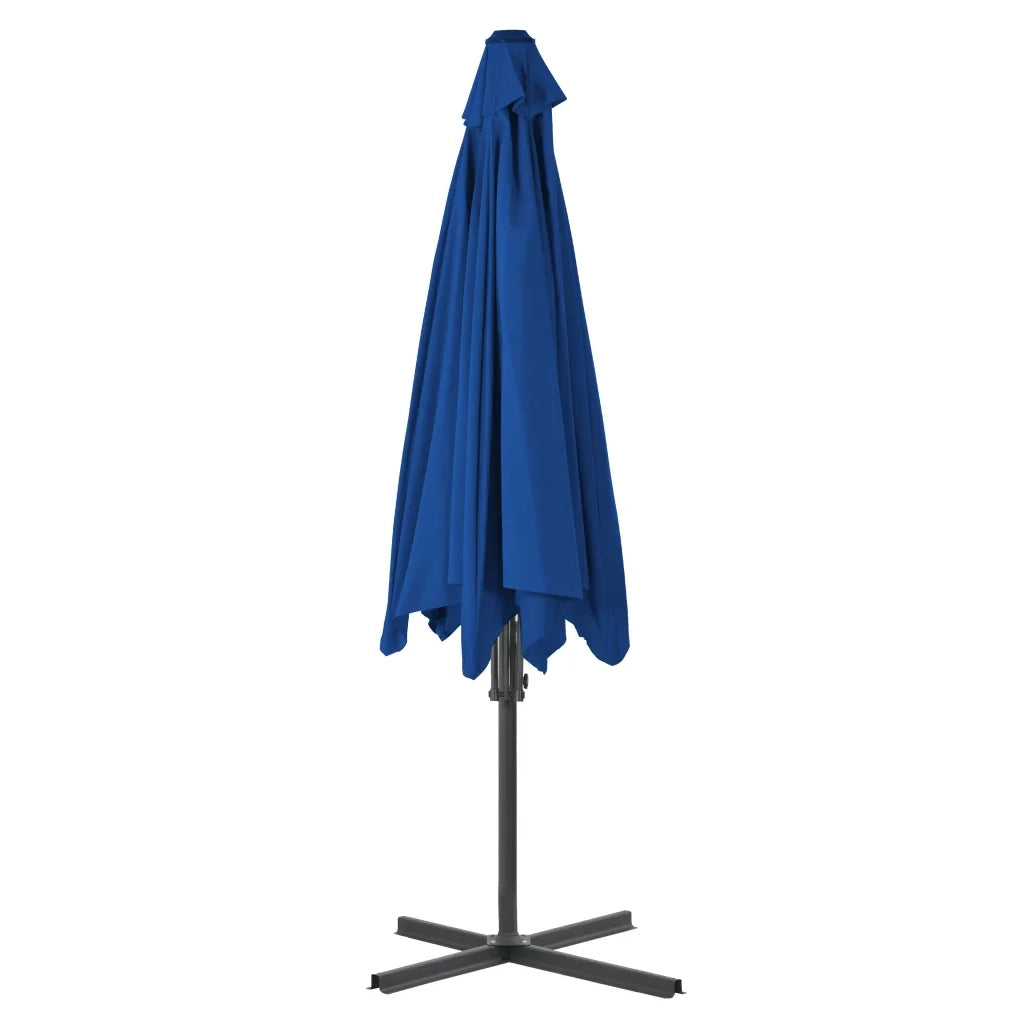 Ombrellone da Giardino con Palo in Acciaio Blu 300x230 cm 312521