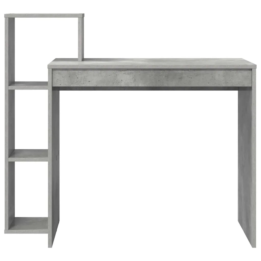 Scrivania Grigio cemento 100 x 40 x 90 cm Legno multistrato 869317